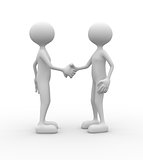 Partnership - handshake. 