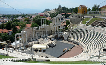Roman theater in Plovdiv, Bulgaria