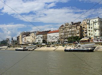 At the river Danube in Budapest.