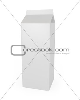 Milk Carton isolated on white