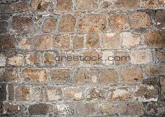 texture of old bricks stacked wall