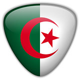 Algeria Flag Glossy Button