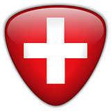 Switzerland Flag Glossy Button