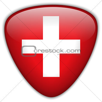 Switzerland Flag Glossy Button