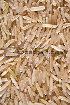 organic basmati brown rice.
