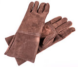  brown leather welders gloves