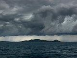 Storm over islands