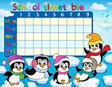 School timetable theme image 9