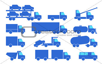 Types of trucks.