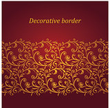 Decorative seamless border