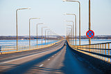 On the bridge from Oland in Sweden