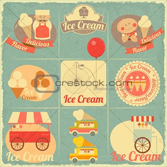Ice Cream Retro Card