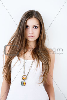gorgeous young female in studio