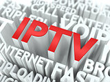 IPTV. The Wordcloud Concept.