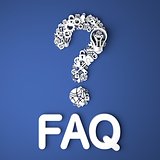 FAQ Concept.