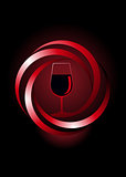 Dynamic icon for red wine