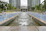 Water Fountain at Kuala Lumpur City Center