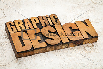graphic design in wood type