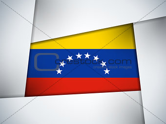 Venezuela Country Flag Geometric Background