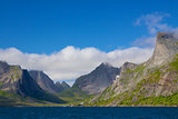 Scenic norwegian fjord