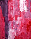 Pink and Purple Abstract Art Painting