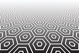 Hexagons textured  surface. Abstract geometric background.
