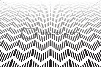 Textured zigzag surface. Abstract geometric background. 