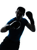man exercising boxing boxer posture