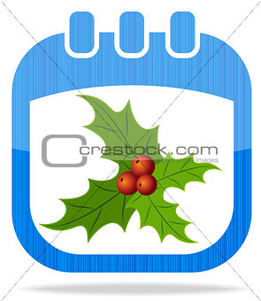 icon calendar Christmas 2