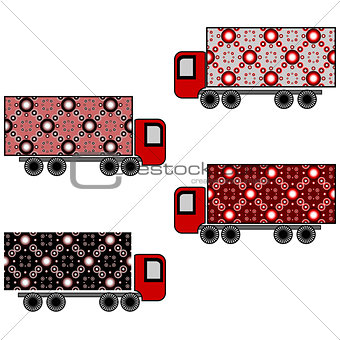 Design set of trucks