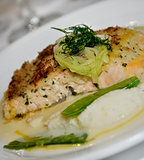 Salmon With Mashed Potatoes