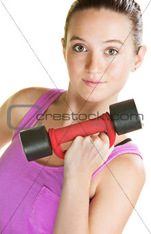 Lady with Dumbbell