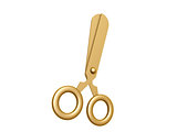 golden scissors