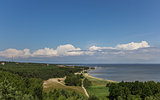 View from the highest dune over the curonian Spit