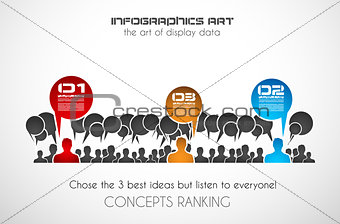 Infographics concept background to display your data in a stylish way.