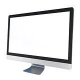 Computer Monitor isolated on white