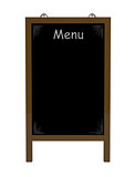 Menu Board isolated on white