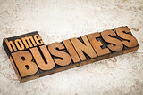 home business  in wood type