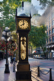 Steam Clock at Gastown Vancouver in the Morning