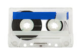 Transparent audio cassette