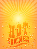 Sun Sunburst Pattern. Hot Summer