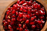 Red pomegranate seeds