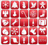 Collection of Christmas icons