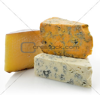 Wedges of Gourmet Cheese