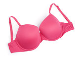 Pink female bra