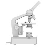 White microscope