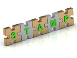 STAMP word of gold puzzle 