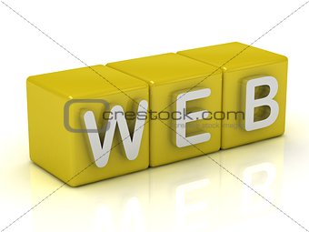 Inscription on the cubes of gold: WEB