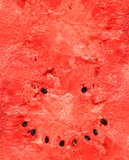 Smiling watermelon