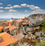 Monsanto village with the bell tower /  Portugal / Europe